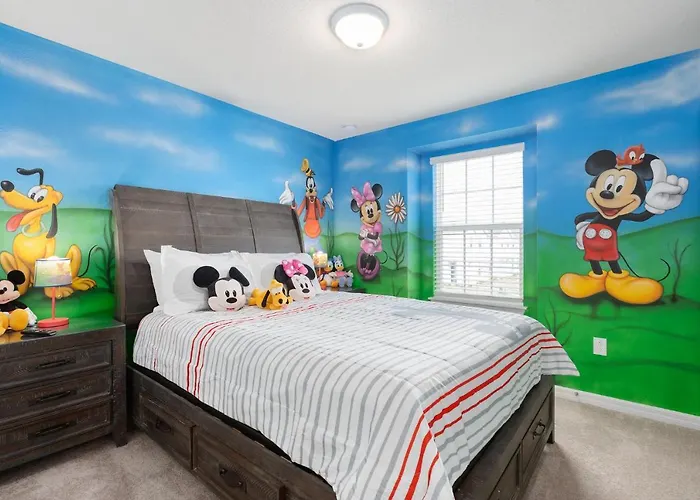 5Br Family Retreat Mickey, Toy Story Rooms, Private Pool